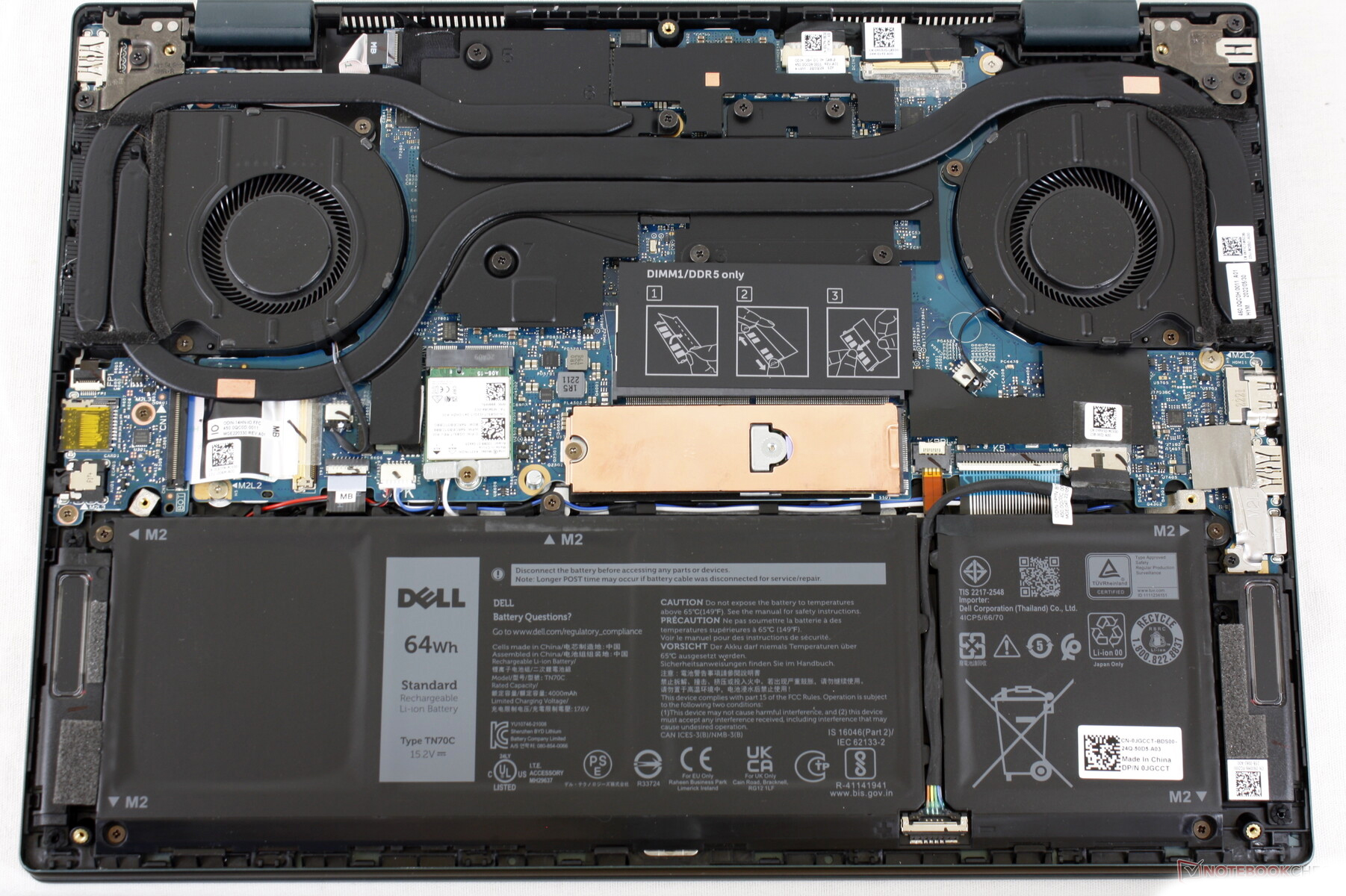 How to replace and fix DELL Inspiron 7420 7425 30pin 0.5mm LED 0NDK3F 450.0QD09.0002 LCD Cable (Dell Inspiron 14 Plus 7420)